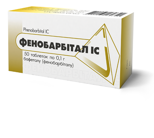 ФЕНОБАРБІТАЛ IC таблетки по 50 мг №50